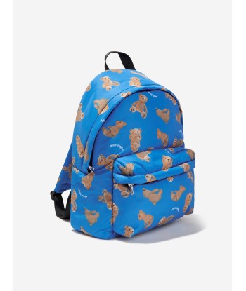 Palm Angels Kids AOP PA Bears Backpack in Blue Voir les baskets