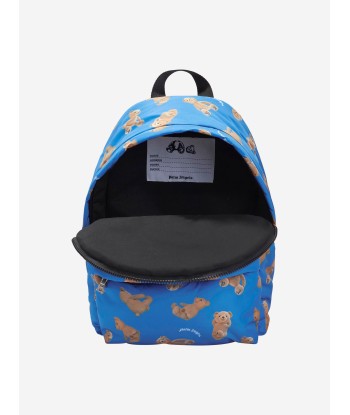 Palm Angels Kids AOP PA Bears Backpack in Blue Voir les baskets