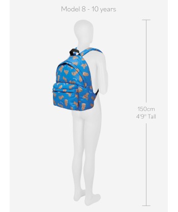 Palm Angels Kids AOP PA Bears Backpack in Blue Voir les baskets