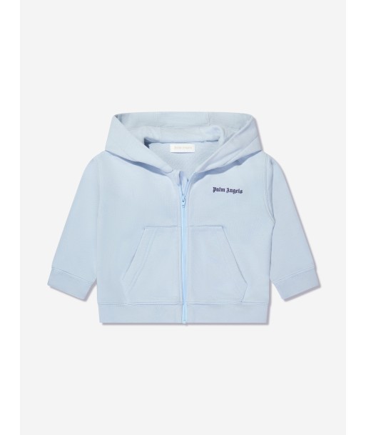 Palm Angels Baby Boys PA Dolphin Zip Up Top in Blue Faites des économies