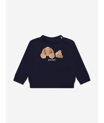 Palm Angels Baby Boys PA Bear Sweatshirt in Navy Toutes les collections ici