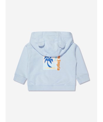 Palm Angels Baby Boys PA Dolphin Zip Up Top in Blue Faites des économies