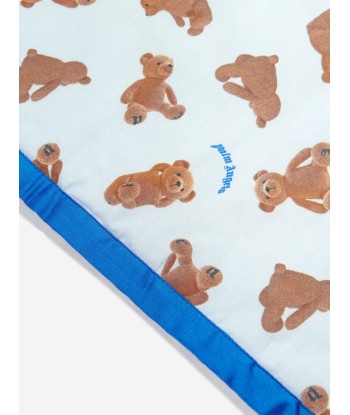 Palm Angels Baby Boys AOP PA Bears Blanket in Blue prix pour 