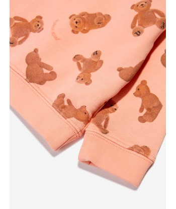 Palm Angels Baby AOP PA Bears Sweatshirt in Peach Comparez et commandez 