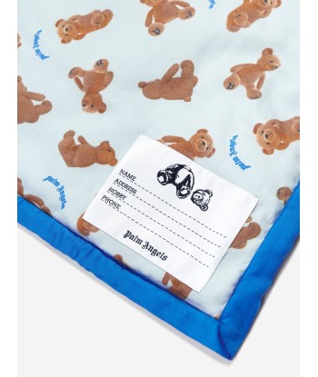 Palm Angels Baby Boys AOP PA Bears Blanket in Blue prix pour 