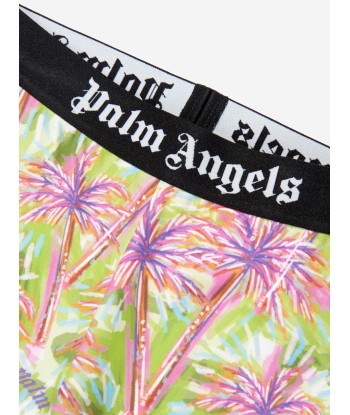 Palm Angels Girls AOP PA Palm Cycling Shorts in Multicolour à prix réduit toute l'année