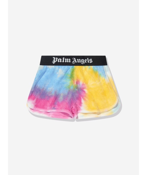 Palm Angels Girls AOP Tie Dye Shorts in Multicolour de votre