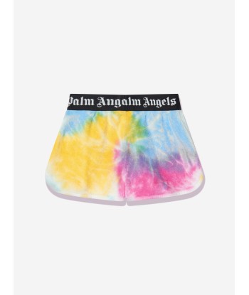 Palm Angels Girls AOP Tie Dye Shorts in Multicolour de votre