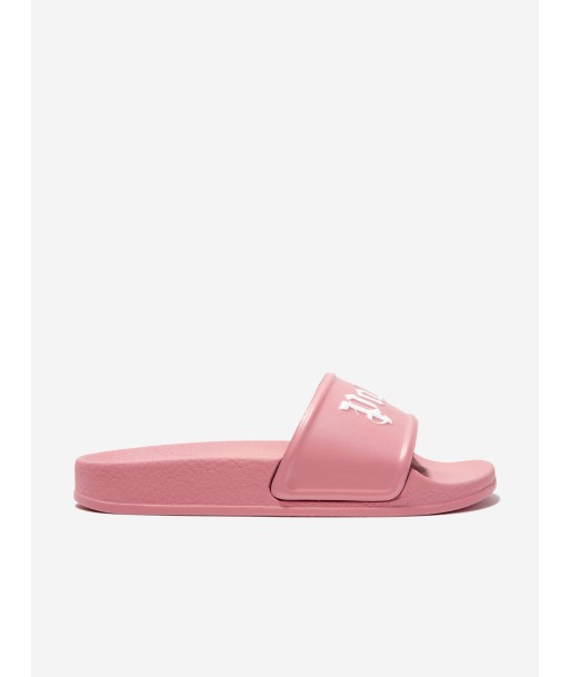 Palm Angels Girls Logo Sliders in Pink ou a consommer sur place