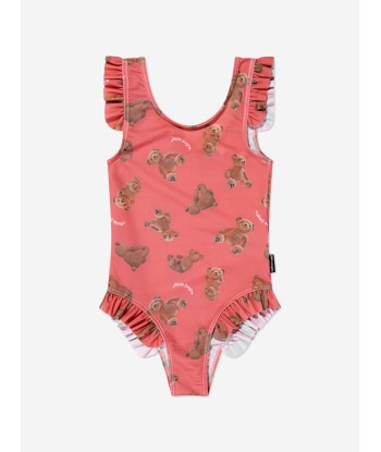 Palm Angels Girls AOP PA Bears Swimsuit in Coral Toutes les collections ici