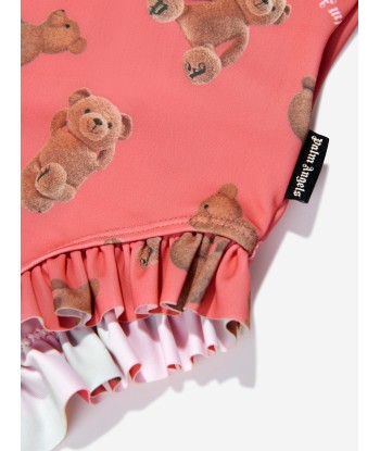 Palm Angels Girls AOP PA Bears Swimsuit in Coral Toutes les collections ici