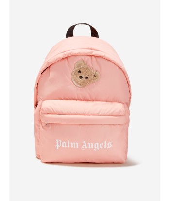 Palm Angels Girls Logo Bear Backpack in Pink livraison et retour toujours gratuits