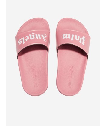 Palm Angels Girls Logo Sliders in Pink ou a consommer sur place