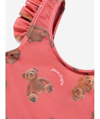 Palm Angels Girls AOP PA Bears Swimsuit in Coral Toutes les collections ici