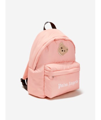 Palm Angels Girls Logo Bear Backpack in Pink livraison et retour toujours gratuits