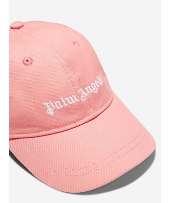 Palm Angels Girls Logo Cap in Pink Les magasins à Paris et en Île-de-France