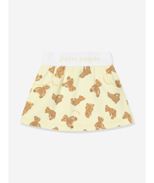 Palm Angels Baby Girls AOP PA Bears Mini Skirt in Yellow Toutes les collections ici