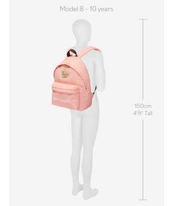 Palm Angels Girls Logo Bear Backpack in Pink livraison et retour toujours gratuits