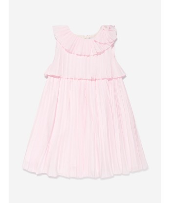 Patachou Girls Sleeveless Pleated Dress in Pink solde