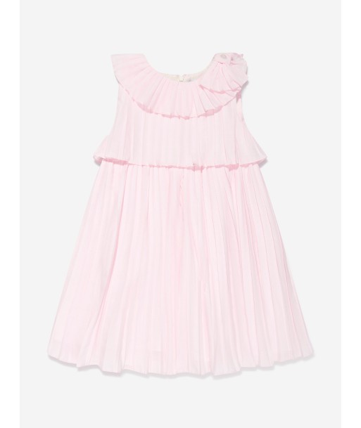 Patachou Girls Sleeveless Pleated Dress in Pink solde