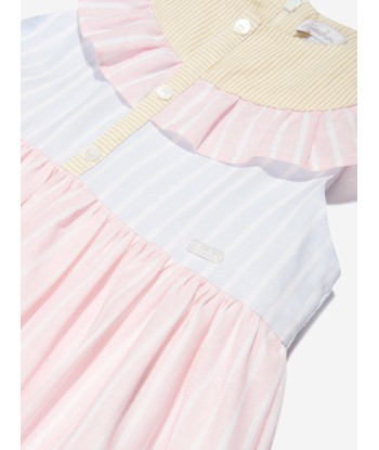 Patachou Girls Striped Dress in Pink prix