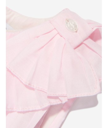 Patachou Girls Sleeveless Pleated Dress in Pink solde