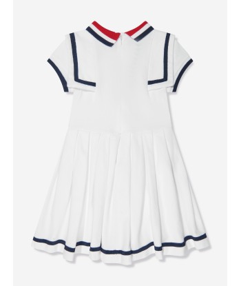 Patachou Girls Sailor Style Dress in White prix