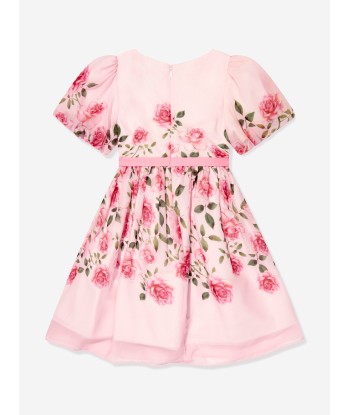 Patachou Girls Rosebud Print Dress in Pink prix pour 