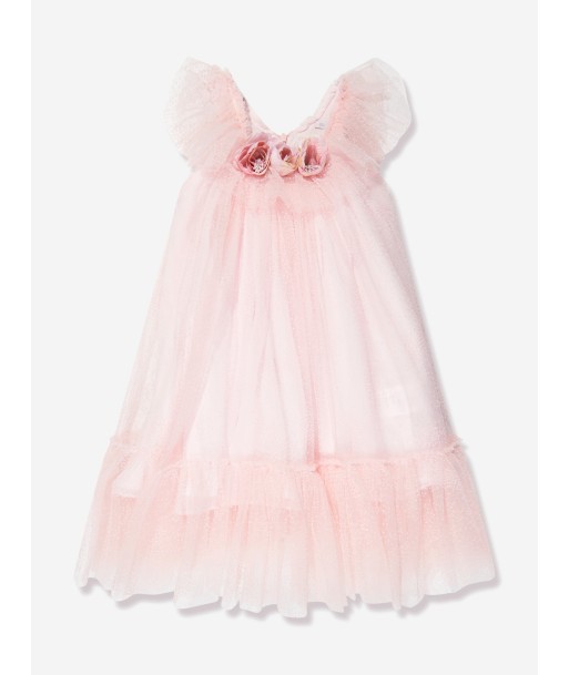 Patachou Girls Tulle Dress in Pink pas chere