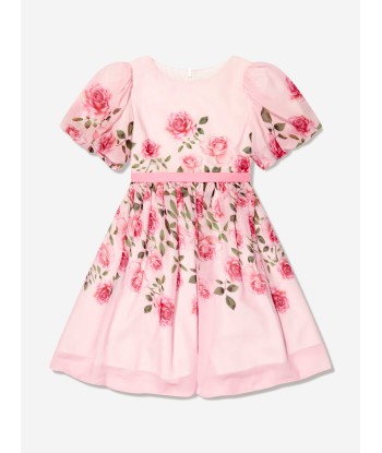 Patachou Girls Rosebud Print Dress in Pink prix pour 