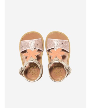 Pom D'Api Girls Poppy Malibu Sandals in Gold sélection de produits