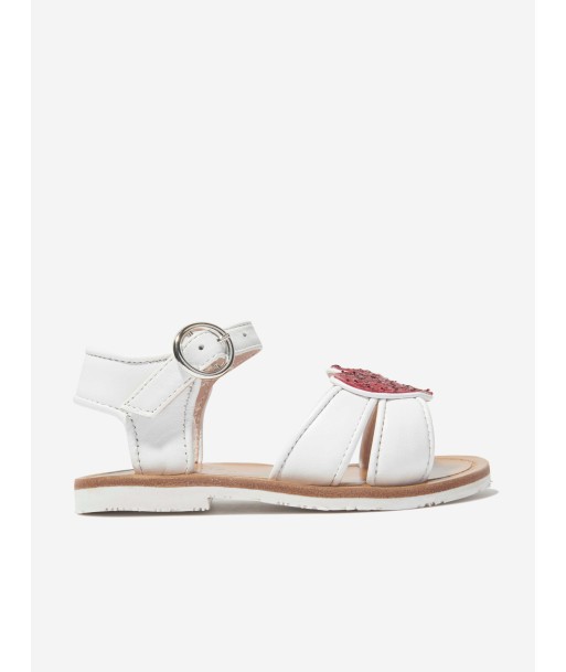 Sophia Webster Girls Amora Sandals in White livraison et retour toujours gratuits