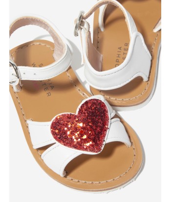 Sophia Webster Girls Amora Sandals in White livraison et retour toujours gratuits