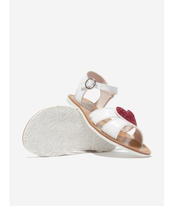 Sophia Webster Girls Amora Sandals in White prix