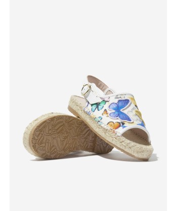 Sophia Webster Girls Riva Butterfly Espadrilles in White suggérées chez