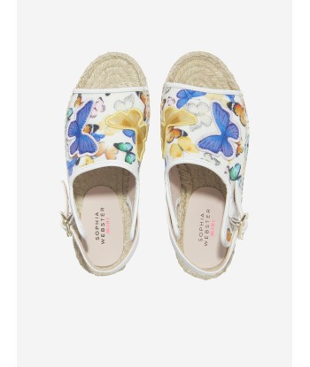 Sophia Webster Girls Riva Butterfly Espadrilles in White suggérées chez