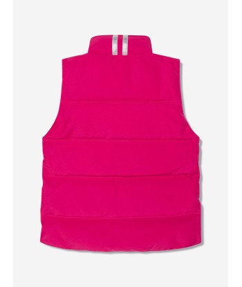 Canada Goose Girls Down Padded Vanier Vest in Pink pas cheres