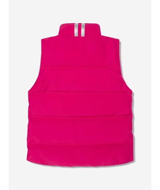 Canada Goose Girls Down Padded Vanier Vest in Pink pas cheres