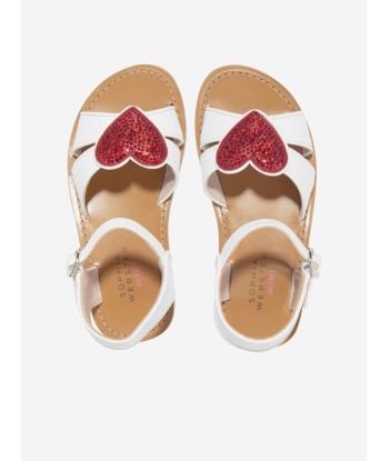 Sophia Webster Girls Amora Sandals in White prix