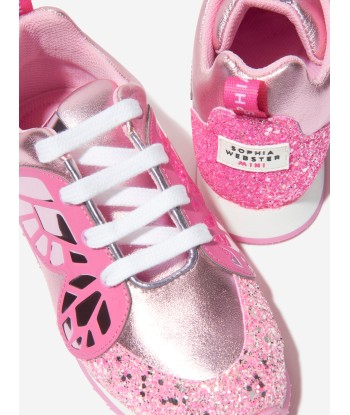 Sophia Webster Girls Chiara Trainers in Pink paiement sécurisé