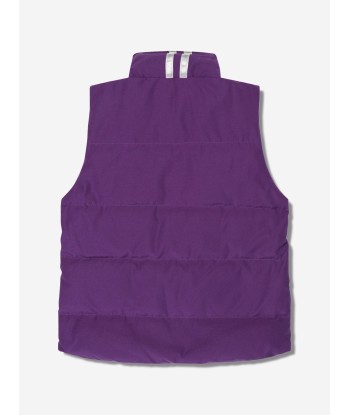 Canada Goose Kids Down Padded Vanier Vest in Purple outlet