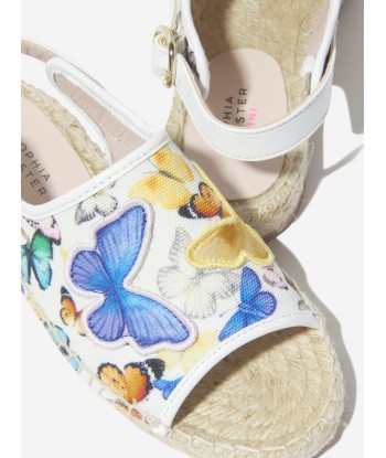 Sophia Webster Girls Riva Butterfly Espadrilles in White suggérées chez