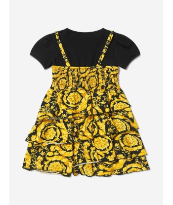 Versace Girls Baroque T-Shirt Dress 50% de réduction en Octobre 2024