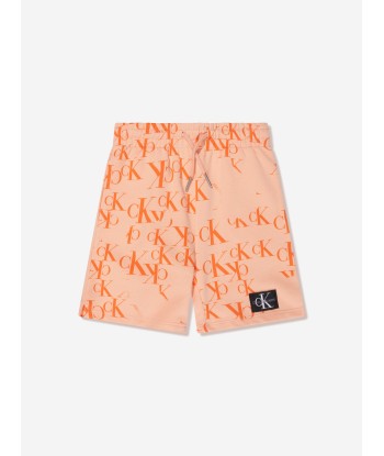 Calvin Klein Kids Monogram Shorts Set in Peach une grave pollution 