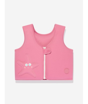 Sunnylife Girls Ocean Treasure Swim Vest in Pink Fin de série