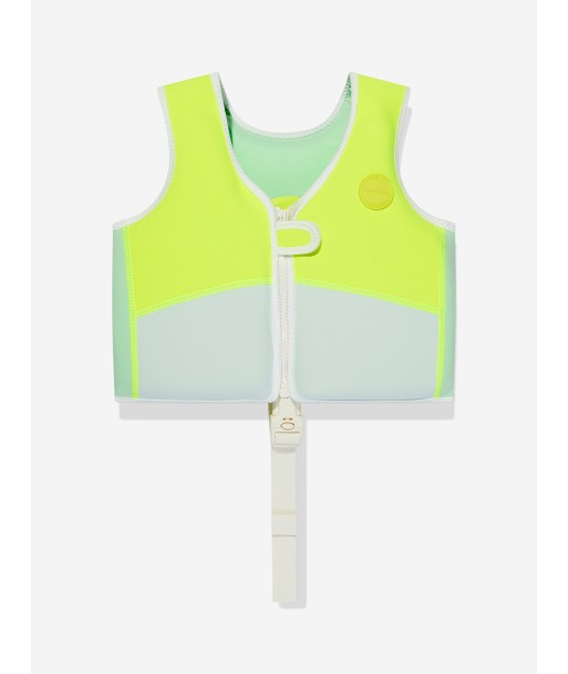 Sunnylife Kids Shark Tribe Swim Vest in Yellow En savoir plus