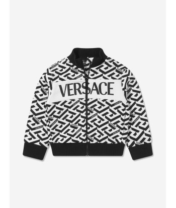 Versace Baby La Greca Zip Up Sweatshirt vous aussi creer 