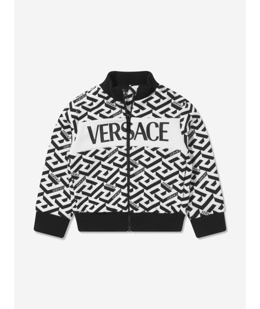 Versace Baby La Greca Zip Up Sweatshirt vous aussi creer 