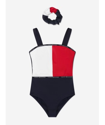 Tommy Hilfiger Girls Logo Swimming Costume in Multicolour 2 - 3 jours ouvrés.