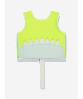 Sunnylife Kids Shark Tribe Swim Vest in Yellow livraison gratuite